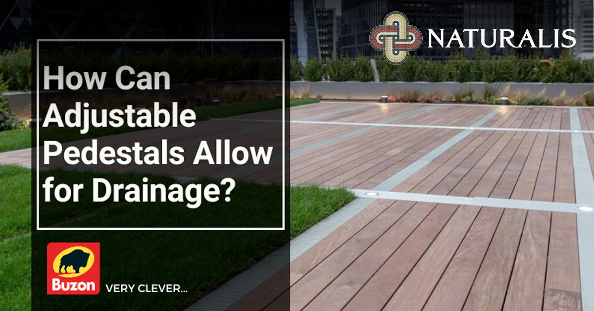 How Can Adjustable Pedestals Allow for Drainage?